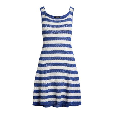 Lauren Ralph Lauren Lauren Ralph Lauren Zomerjurk enziaan / wit