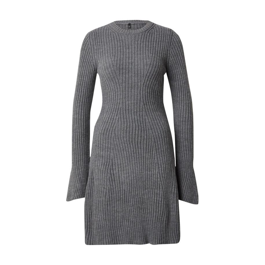 Trendyol Trendyol Gebreide jurk donkergrijs -
