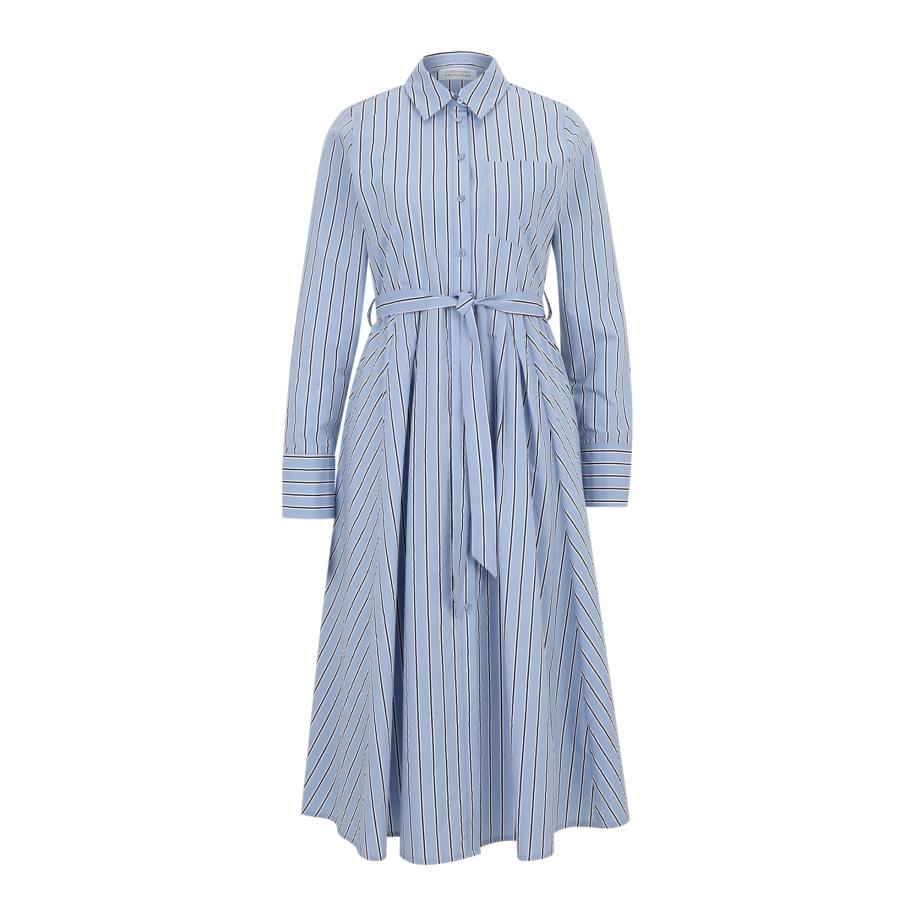 Guido Maria Kretschmer Women Blousejurk Connie lichtblauw / zwart / wit Blauw