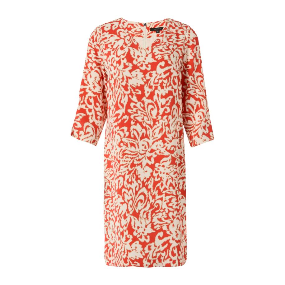 COMMA Jurk koraal / eierschaal Bruin