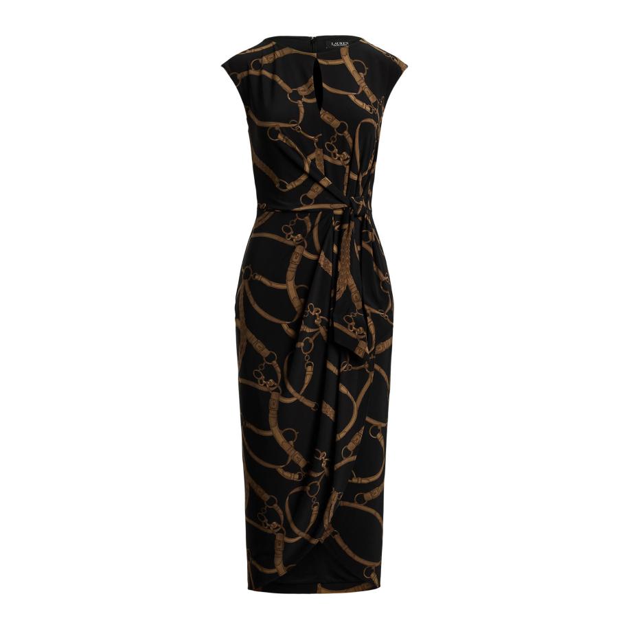 Lauren Ralph Lauren Lauren Ralph Lauren Jurk lichtbruin / zwart -