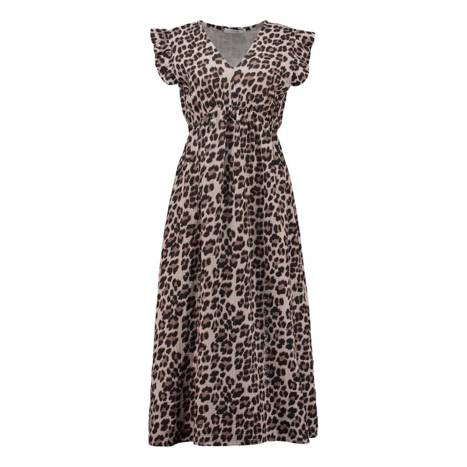 Hailys Hailys Zomerjurk Di44ana taupe / cappuccino / donkerbruin -