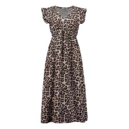 Hailys Hailys Zomerjurk Di44ana taupe / cappuccino / donkerbruin