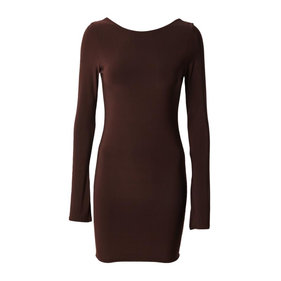 Misspap Misspap Jurk chocoladebruin -