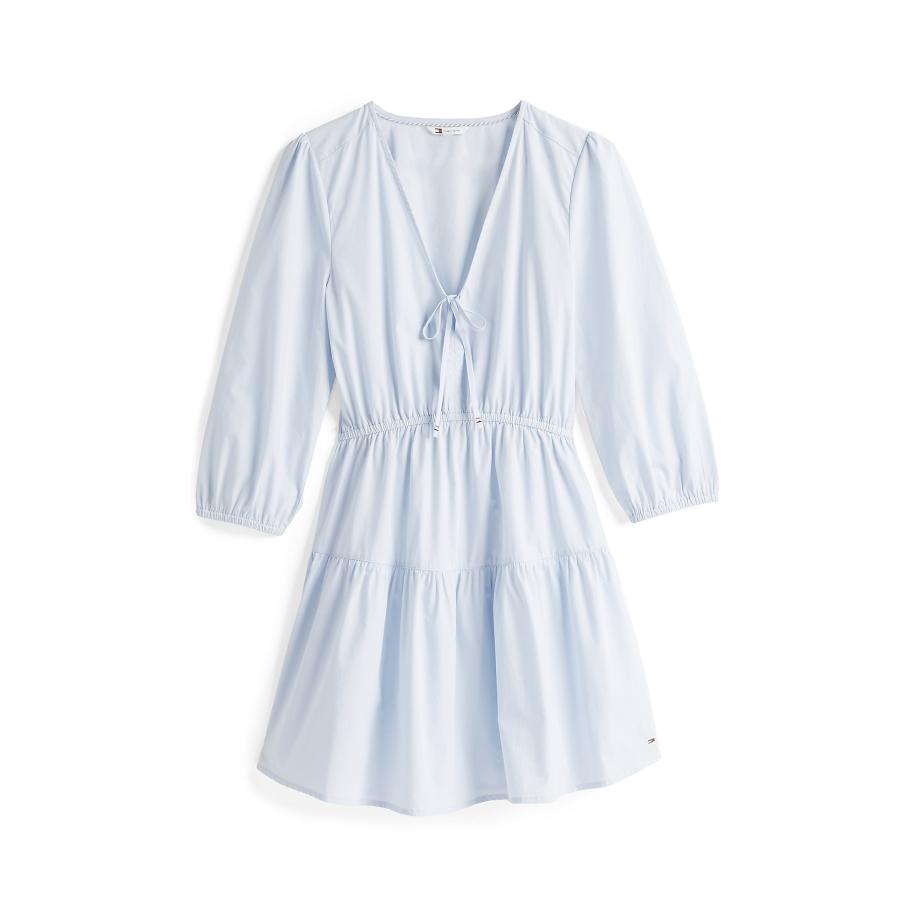 Tommy Jeans Tommy Jeans Jurk lichtblauw -