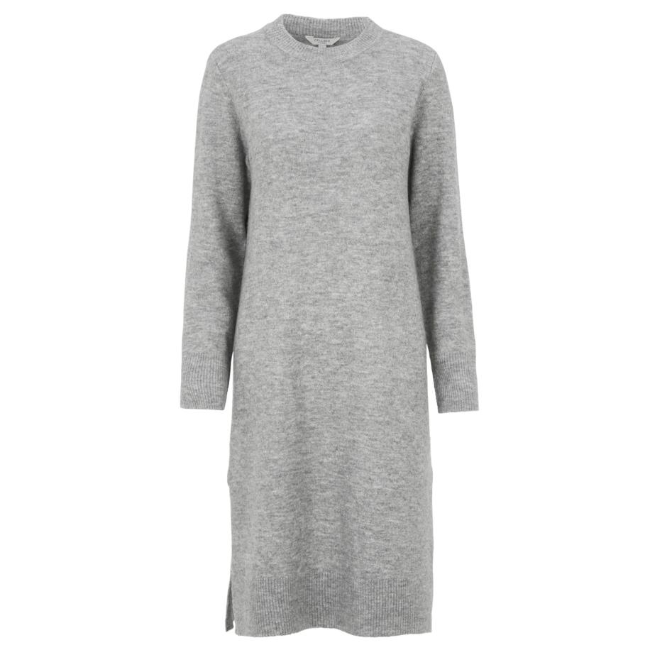 Cellbes of Sweden Cellbes of Sweden Gebreide jurk grijs gemêleerd -
