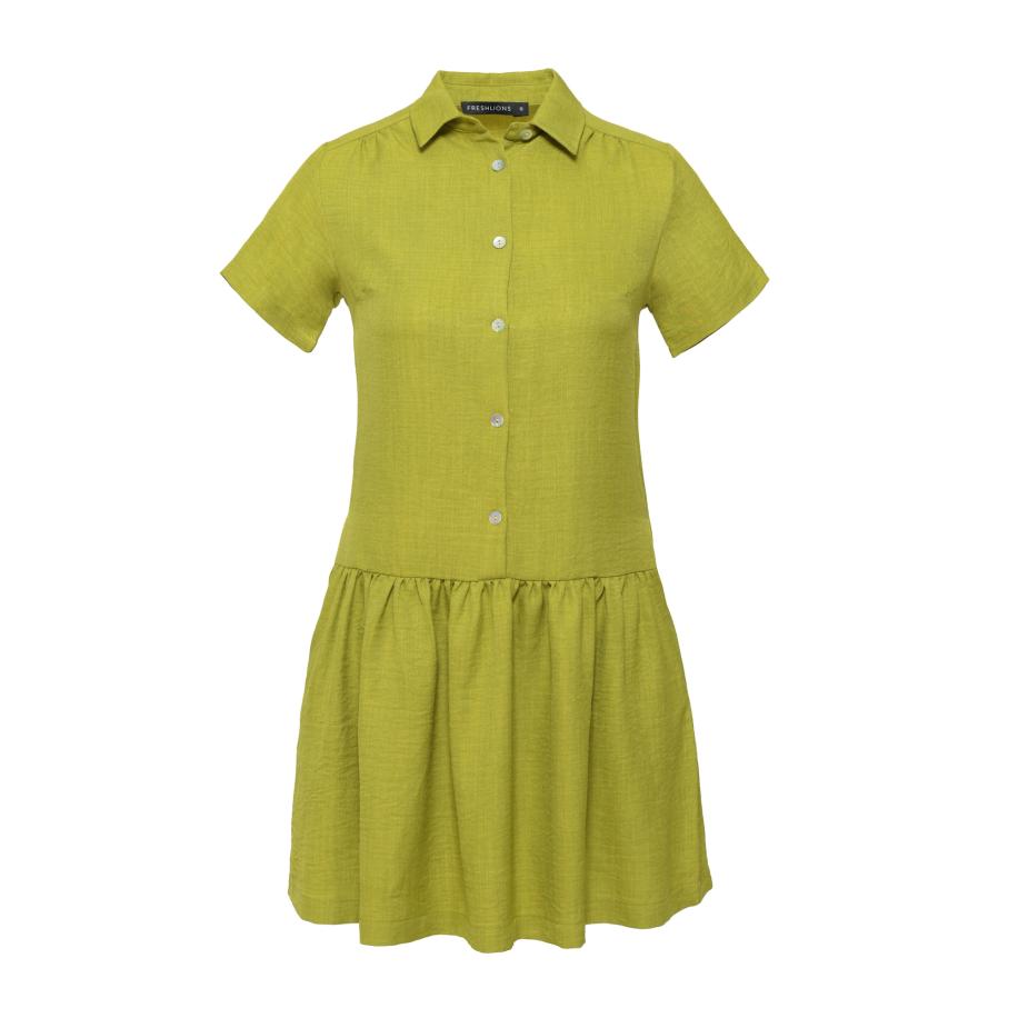 FRESHLIONS FRESHLIONS Jurk Corin groen -