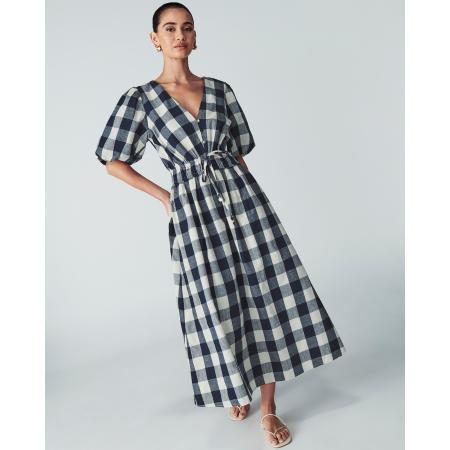 St MRLO Jurk Rowley nachtblauw / offwhite