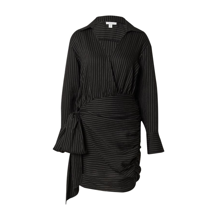 Topshop TOPSHOP Jurk zwart / wit -