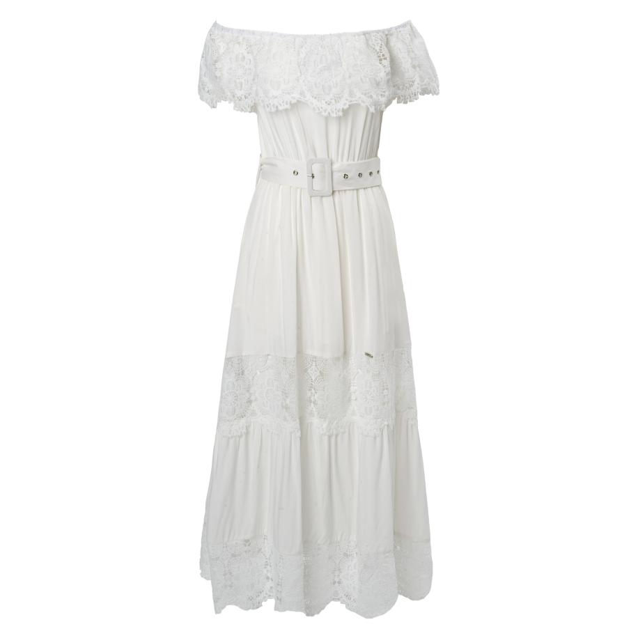 Influencer Influencer Jurk wit -