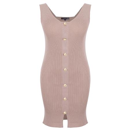 Giorgio di Mare Giorgio di Mare Gebreide jurk Siara mokka