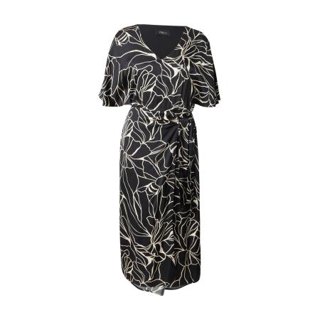 s.Oliver BLACK LABEL Jurk zwart / wit