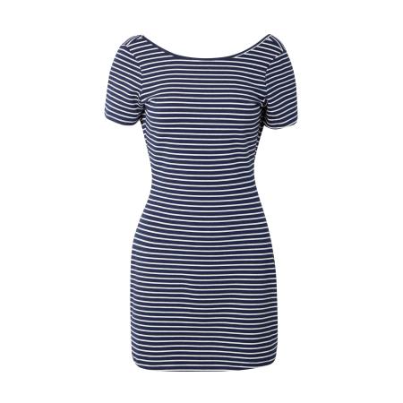 Motel Motel Jurk Roswitha navy / wit