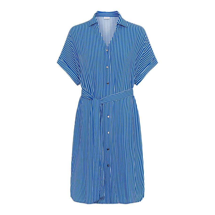 Lascana LASCANA Jurk blauw / wit -