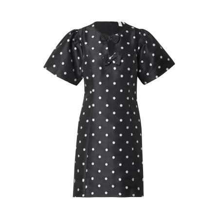 YAS YAS Jurk YASPENNY zwart / wit