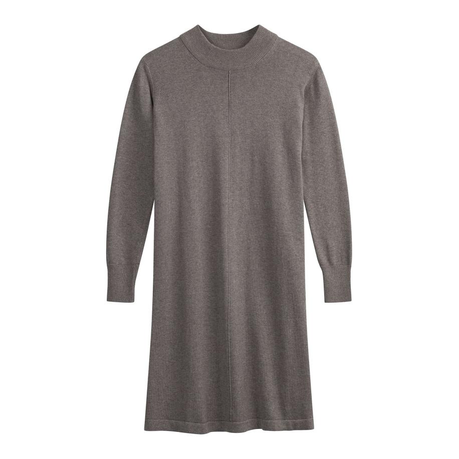 MELA MELA Jurk grijs gemêleerd -