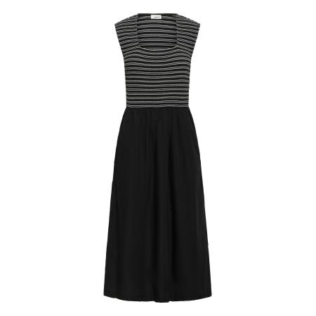 Soaked in Luxury SOAKED IN LUXURY Jurk Simone Phoebe donkergrijs / zwart