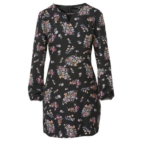 KOROSHI KOROSHI Jurk gemengde kleuren / zwart