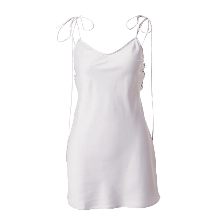 Weekday WEEKDAY Jurk Yui lichtgrijs -