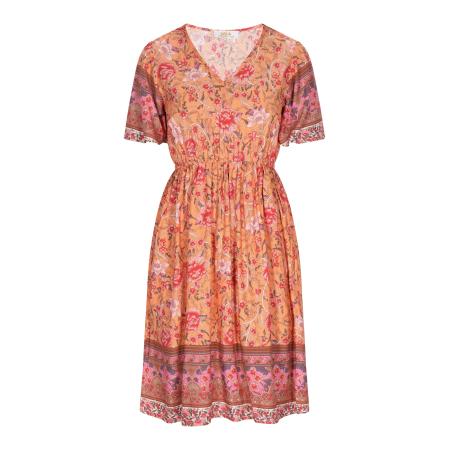 Usha usha FESTIVAL Jurk Festival oranje / rosa / rood