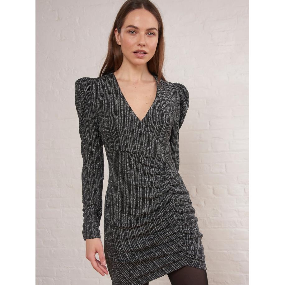 Aligne Aligne Jurk Emmeline zwart / zilver -