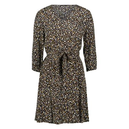 Zero zero Jurk ecru / zwart