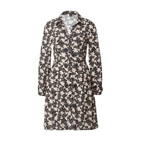 Mavi Mavi Blousejurk mosterd / zwart / wit