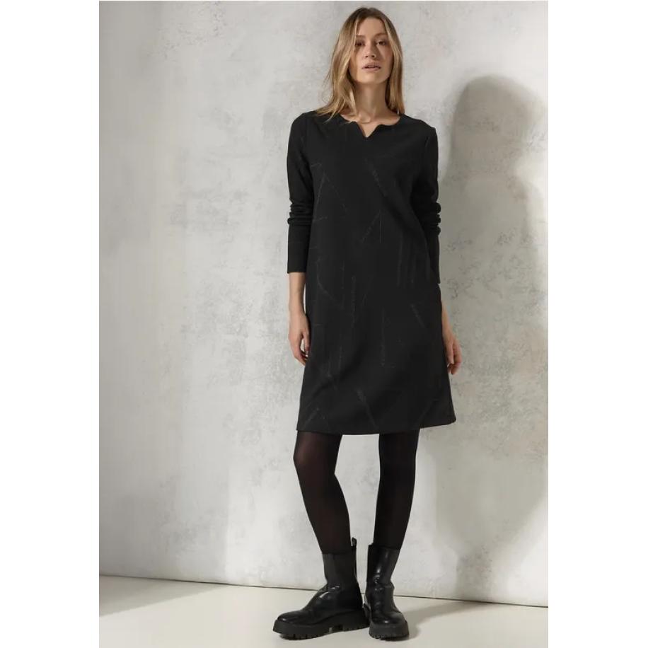 CECIL Ottomaanse jurk Zwart