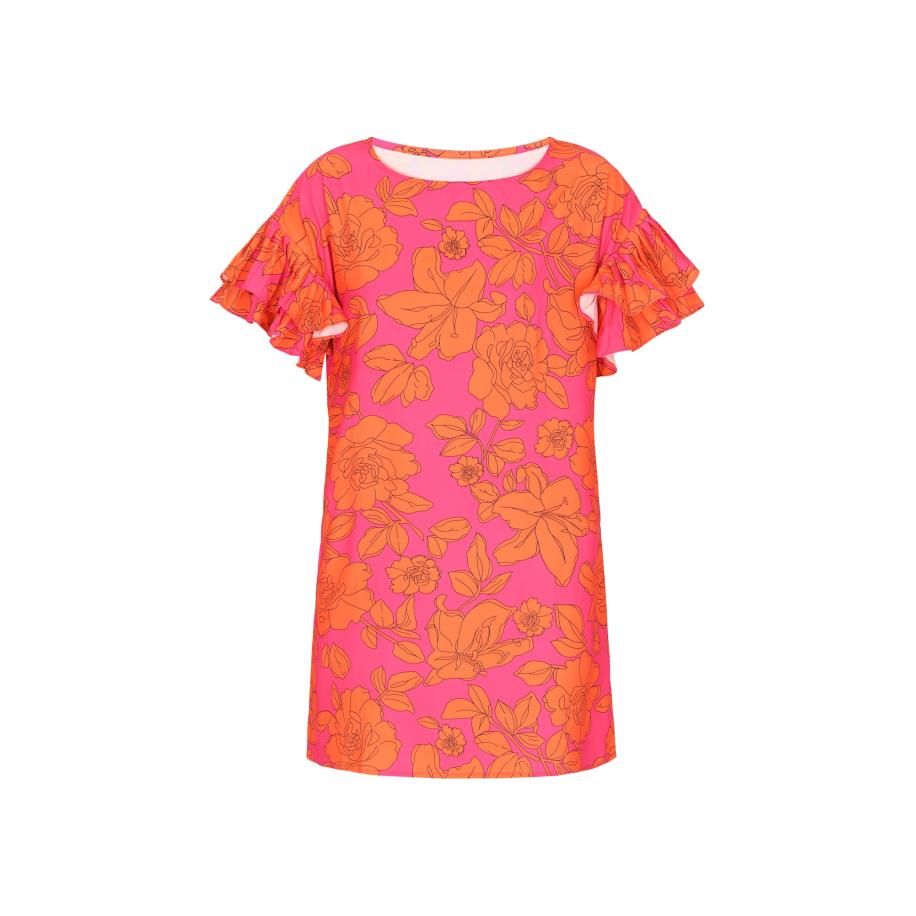 NAEMI NAEMI Jurk Fashion Look oranje / lichtroze -