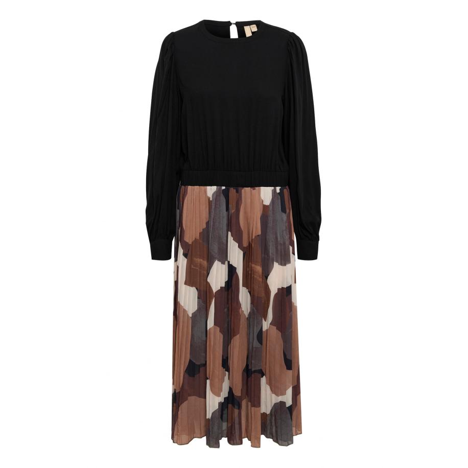 Culture CULTURE Jurk Carly gemengde kleuren / zwart -