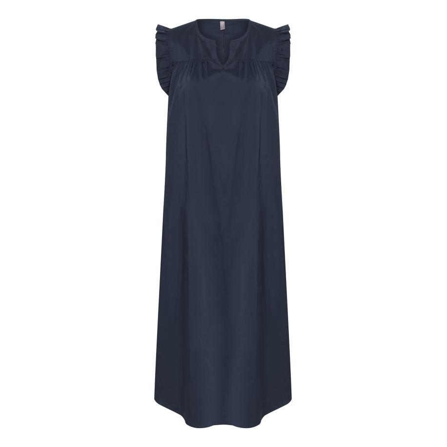 Culture CULTURE Jurk Berri ultramarine blauw -