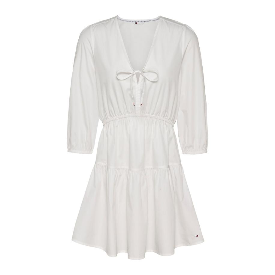 Tommy Jeans Tommy Jeans Jurk wit -
