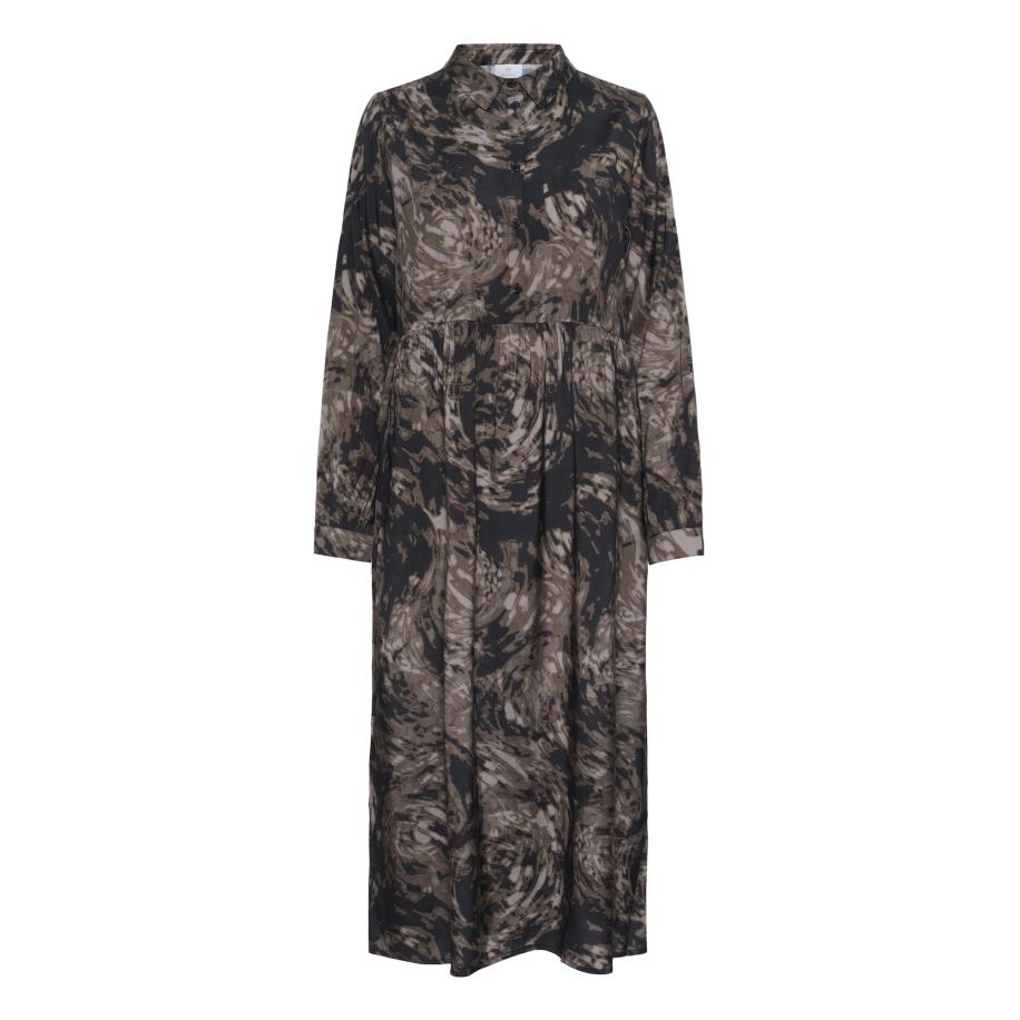 Kaffe Kaffe Jurk KAjamie bruin -
