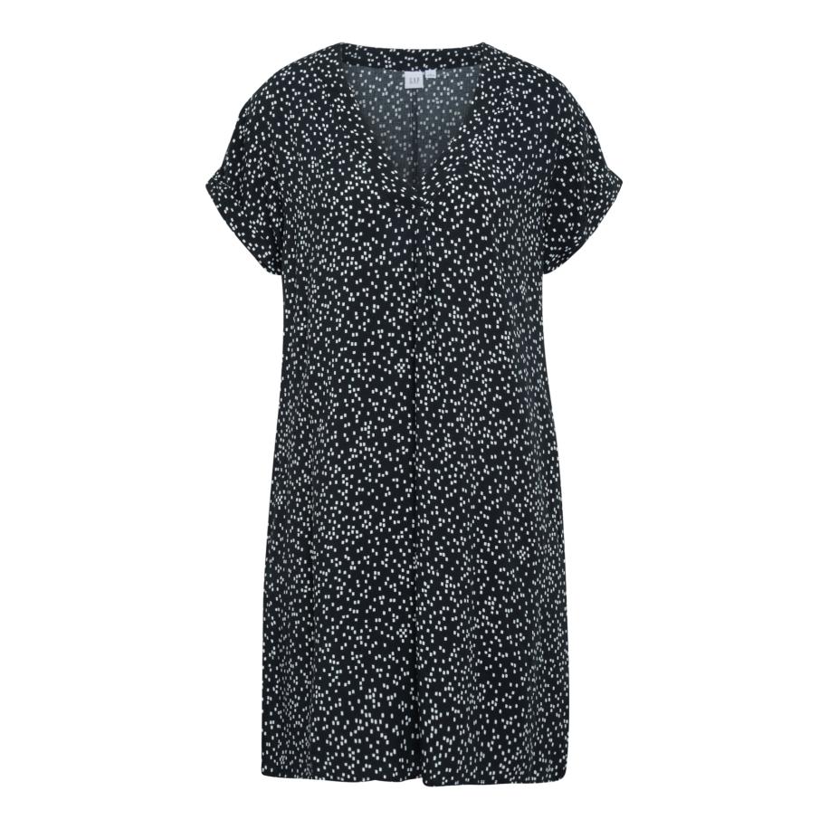 GAP Gap Petite Jurk zwart / wit -