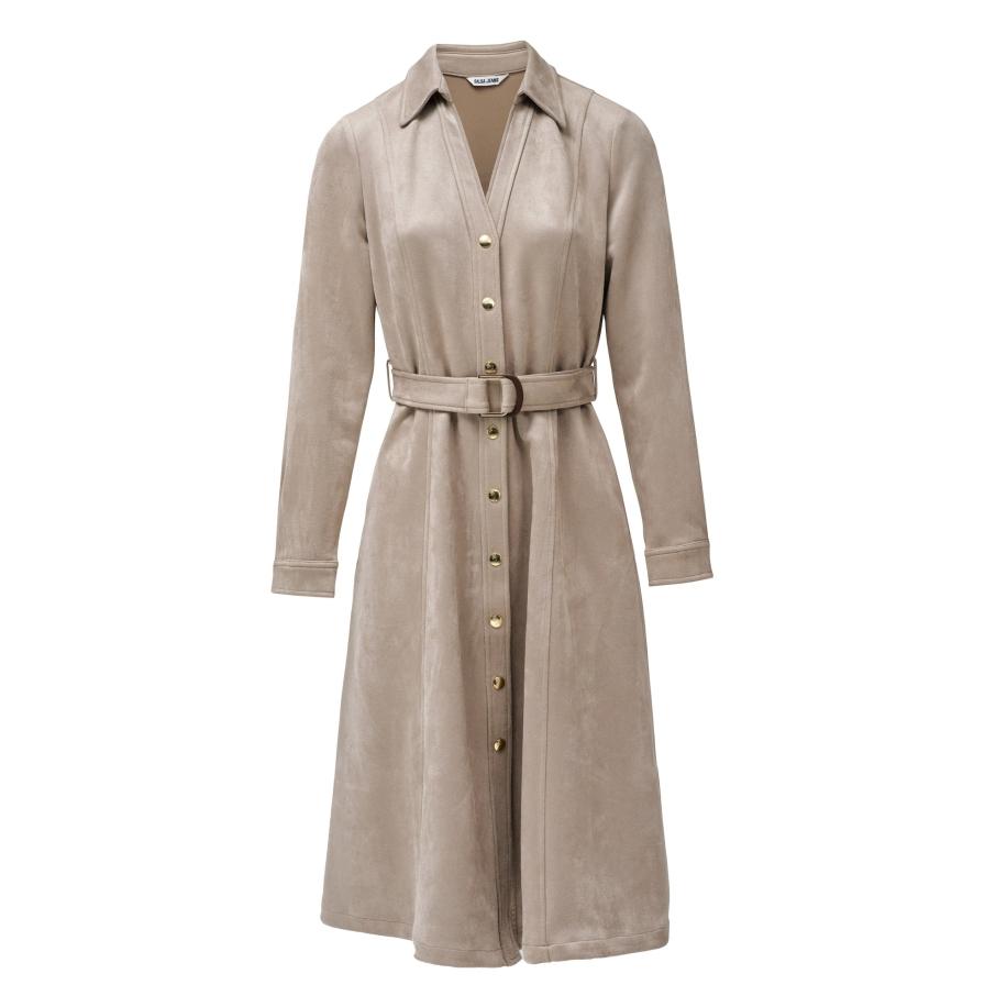 Salsa Salsa Jeans Blousejurk donkerbeige -