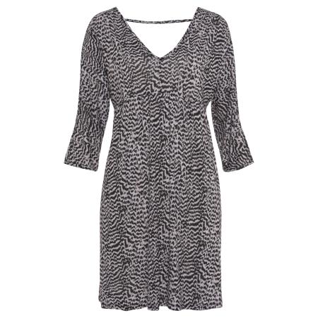 VIVANCE VIVANCE Jurk taupe / zwart / wit