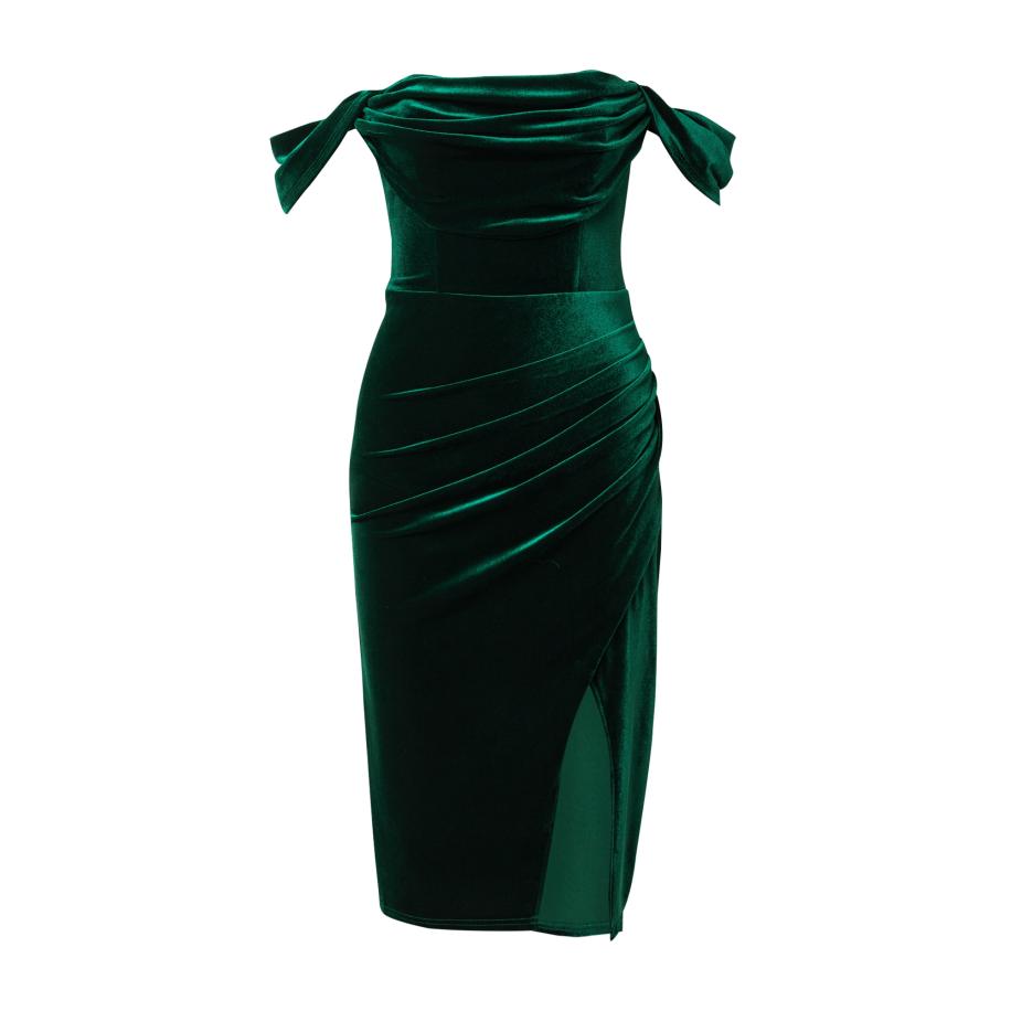 Lipsy Lipsy Cocktailjurk donkergroen -