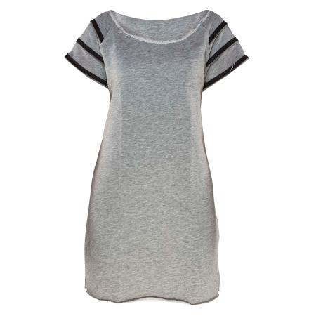 TOOche TOOche Jurk New Sporty grijs gemêleerd / zwart