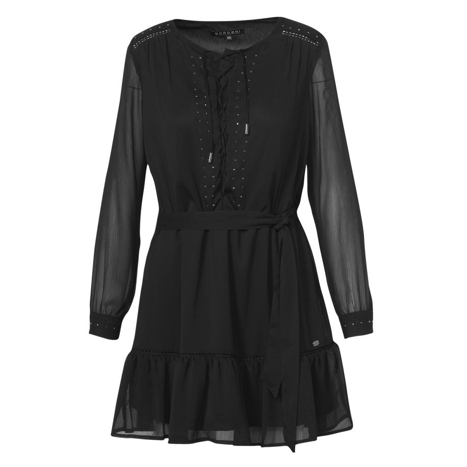 KOROSHI KOROSHI Jurk zwart -