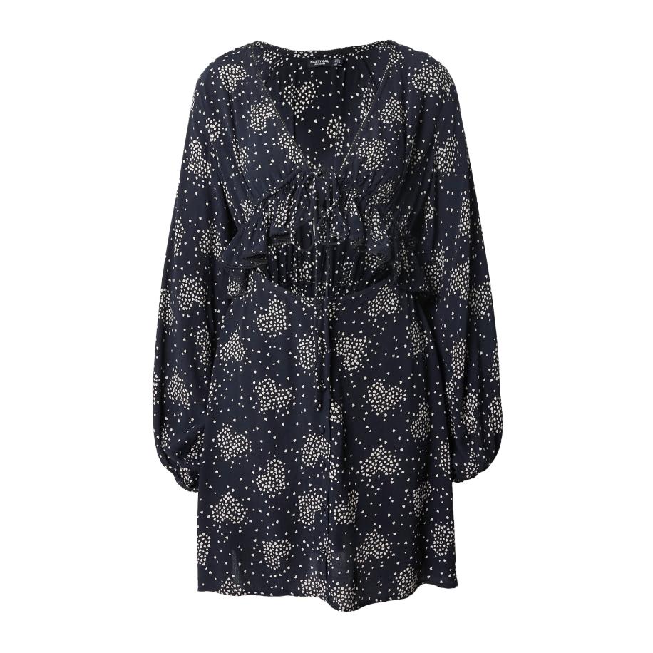 Nasty Gal Nasty Gal Jurk zwart / wit -