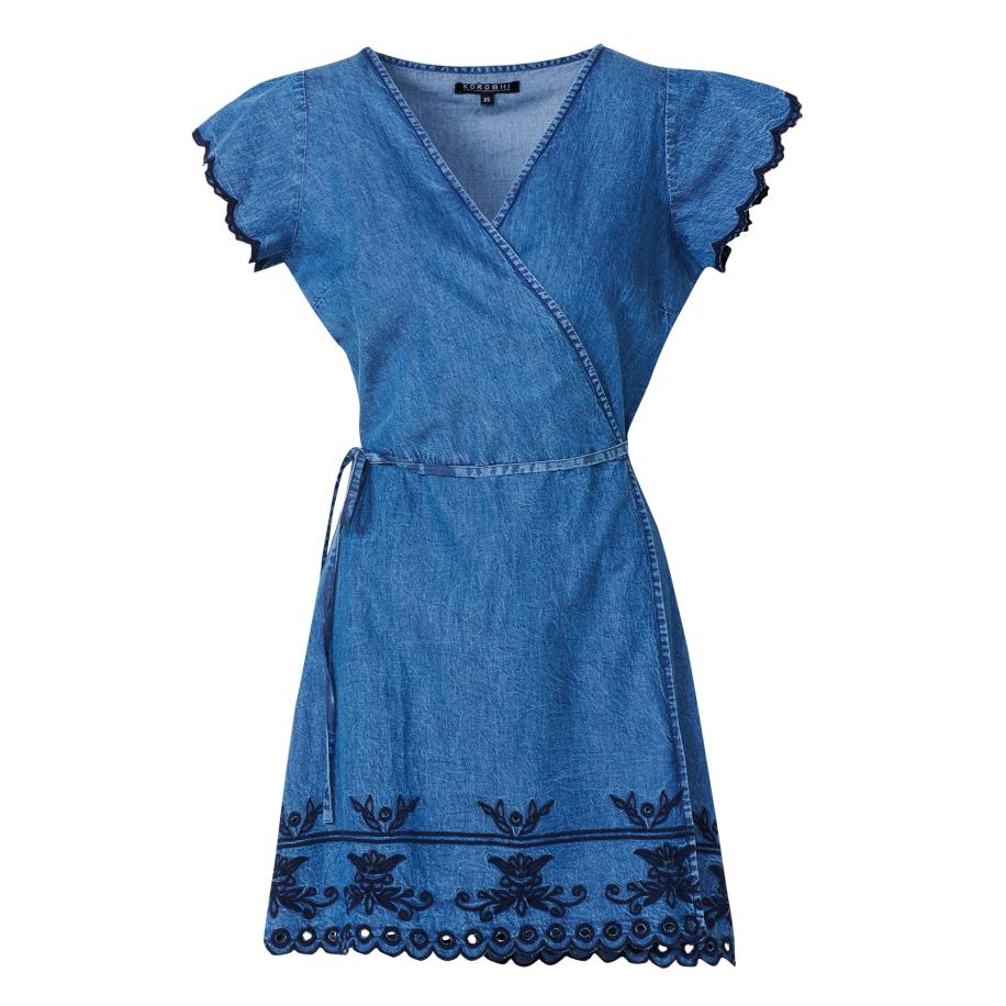 KOROSHI KOROSHI Zomerjurk blauw -
