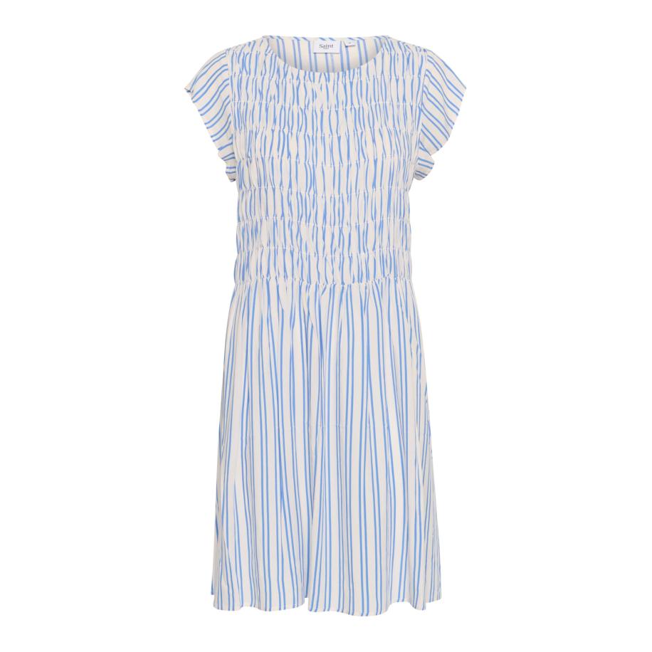 Saint Tropez SAINT TROPEZ Jurk GislaSZ blauw / wit -