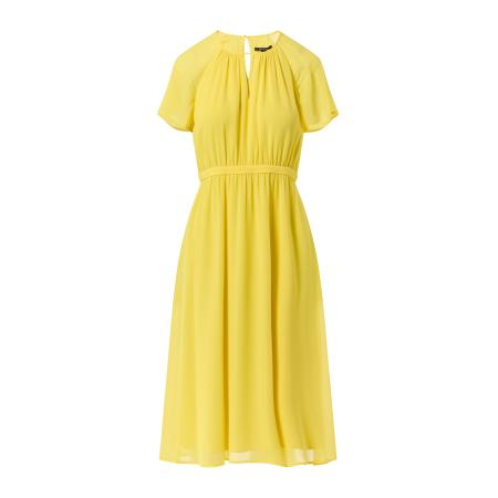 Comma COMMA Jurk pasteelgeel