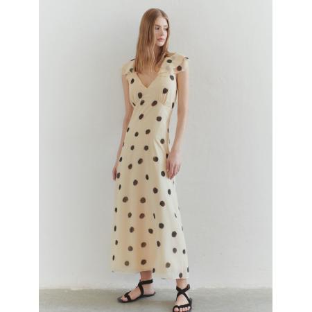 Trendyol Trendyol Jurk lichtgeel / zwart