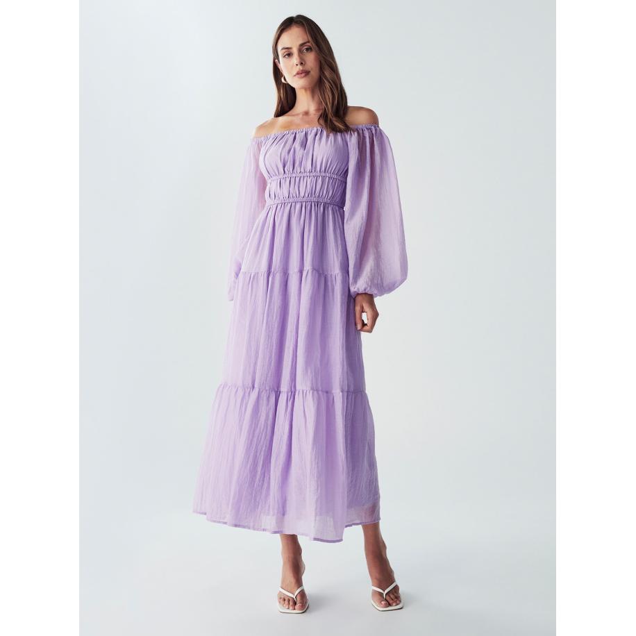 Willa Willa Avondjurk Laney lavendel -