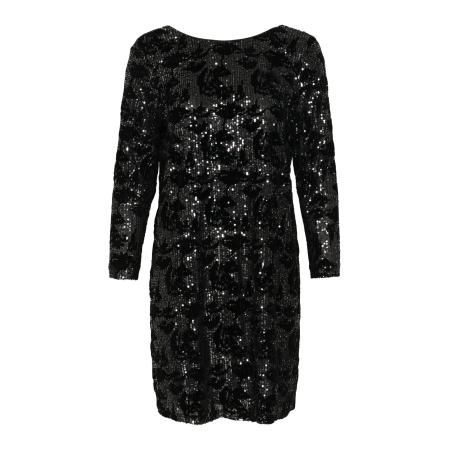 Kaffe Kaffe Jurk KA Grit grijs / zwart