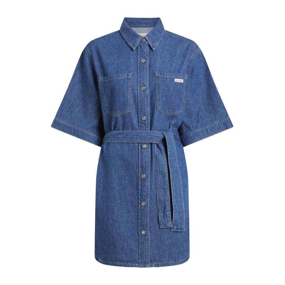 Calvin Klein Calvin Klein Jeans Blousejurk blauw denim -