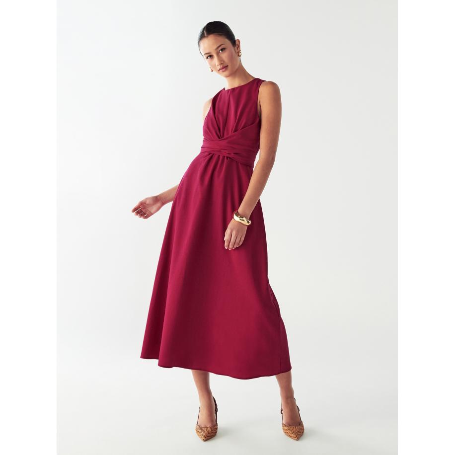 Willa Willa Jurk Revival vuurrood -