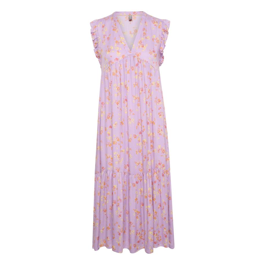 Culture CULTURE Zomerjurk Billie geel / sering / oranje -