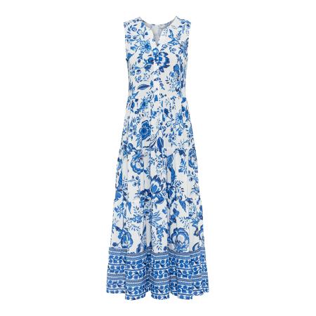 Lascana LASCANA Jurk blauw / wit